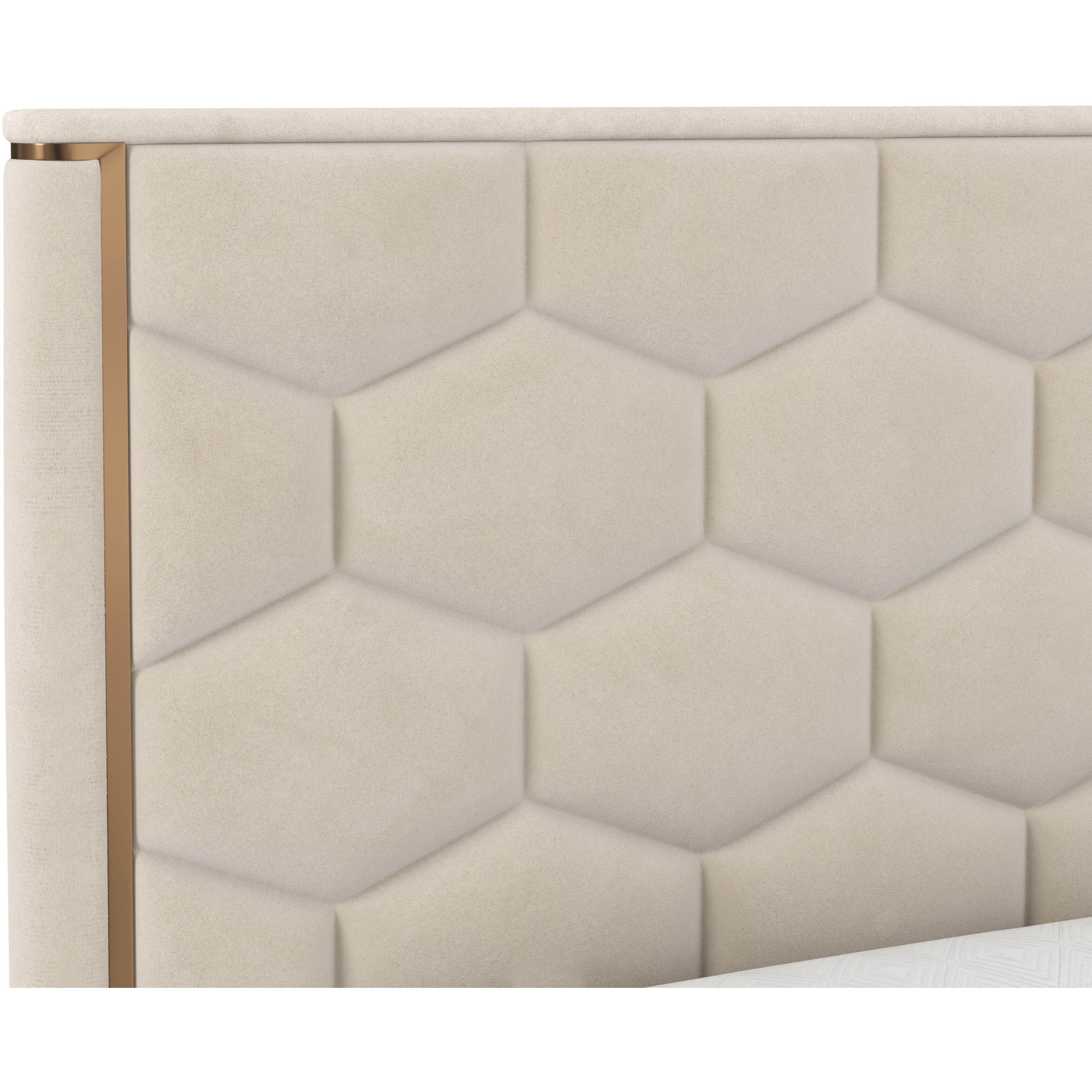 Alisha Meg Taupe Bed, King